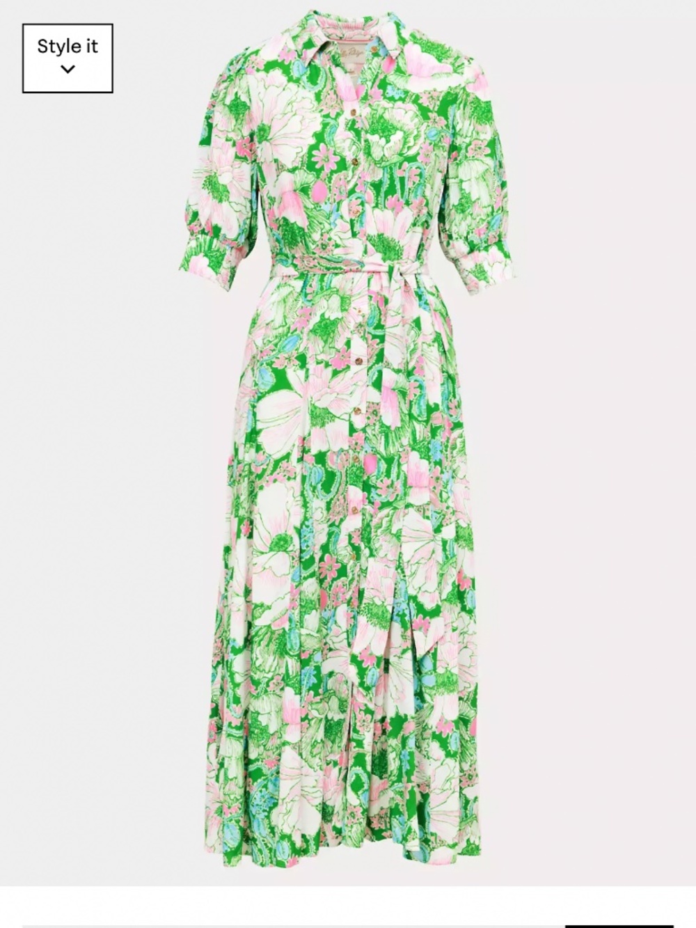 Larkyn Midi Shirtdress - Picture 2 of 6